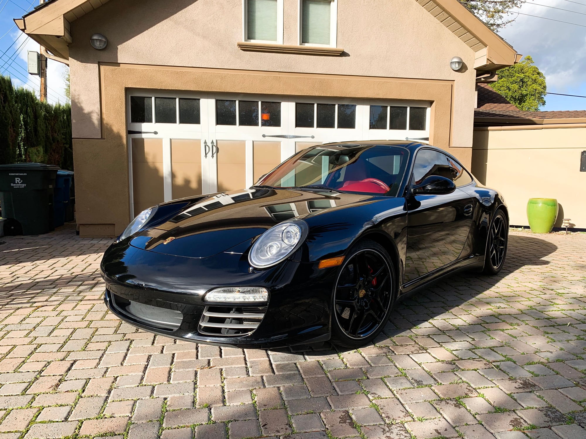 2010 Porsche 911 - 2010 C4S, 19k miles w/ 6spd. RARE red full leather interior with Alcantra and CF trim - Used - VIN WP0AB2A9XAS720371 - 19,320 Miles - 6 cyl - AWD - Manual - Coupe - Black - Cupertino, CA 94087, United States