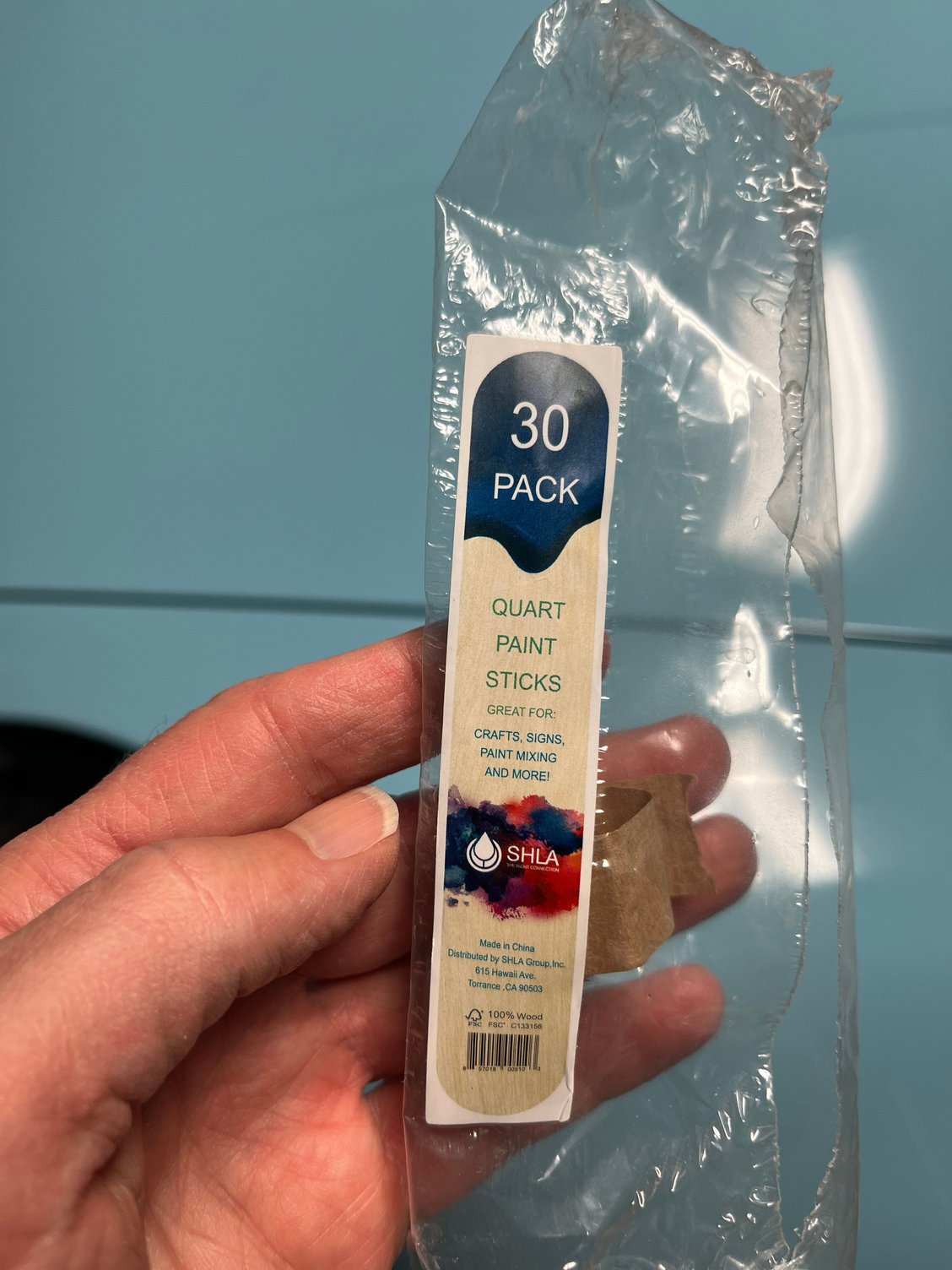 These thin stirring sticks are useful to keep the clips open at the bottom of the covers when you�re trying to pull them off, and then at the end, there�s a lot of pressure when flexing the covers to remove them. This is gonna protect your PPF or paint.