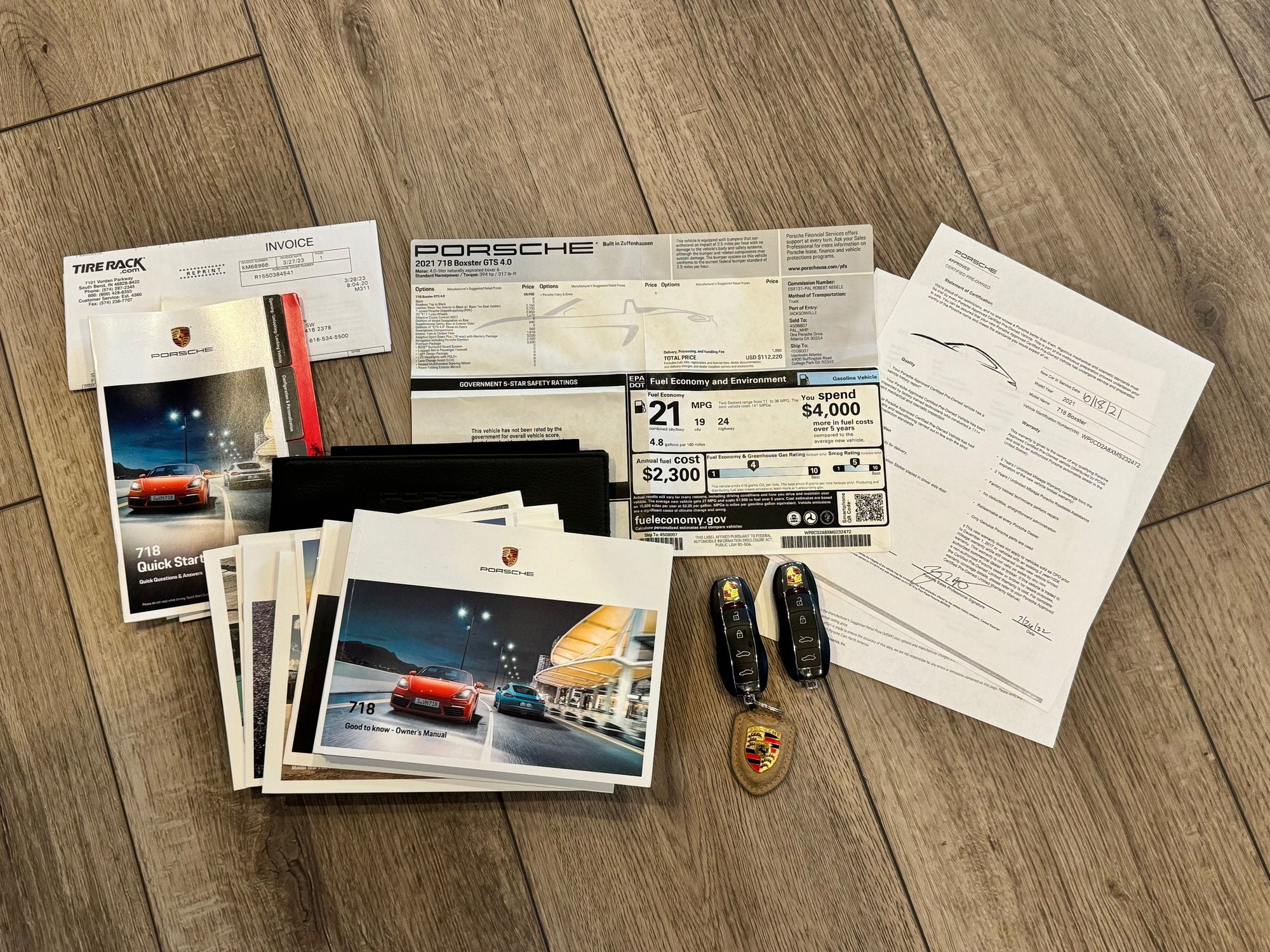 2021 Porsche 718 Boxster - 2021 Porsche 718 Boxster GTS 4.0 - CPO Until 2027 Extremely Clean, Ready for Summer! - Used - VIN WP0CD2A8XMS232472 - 15,300 Miles - 6 cyl - 2WD - Automatic - Convertible - Black - Grand Rapids, MI 49503, United States