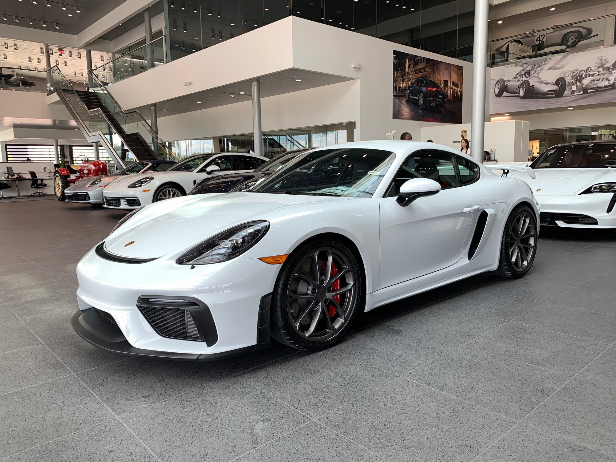 2020 Porsche 718 Cayman - Available Cayman GT4 at MSRP - New - VIN WP0AC2A87LK289270 - 20 Miles - 6 cyl - 2WD - Manual - Coupe - White - Houston, TX 77090, United States