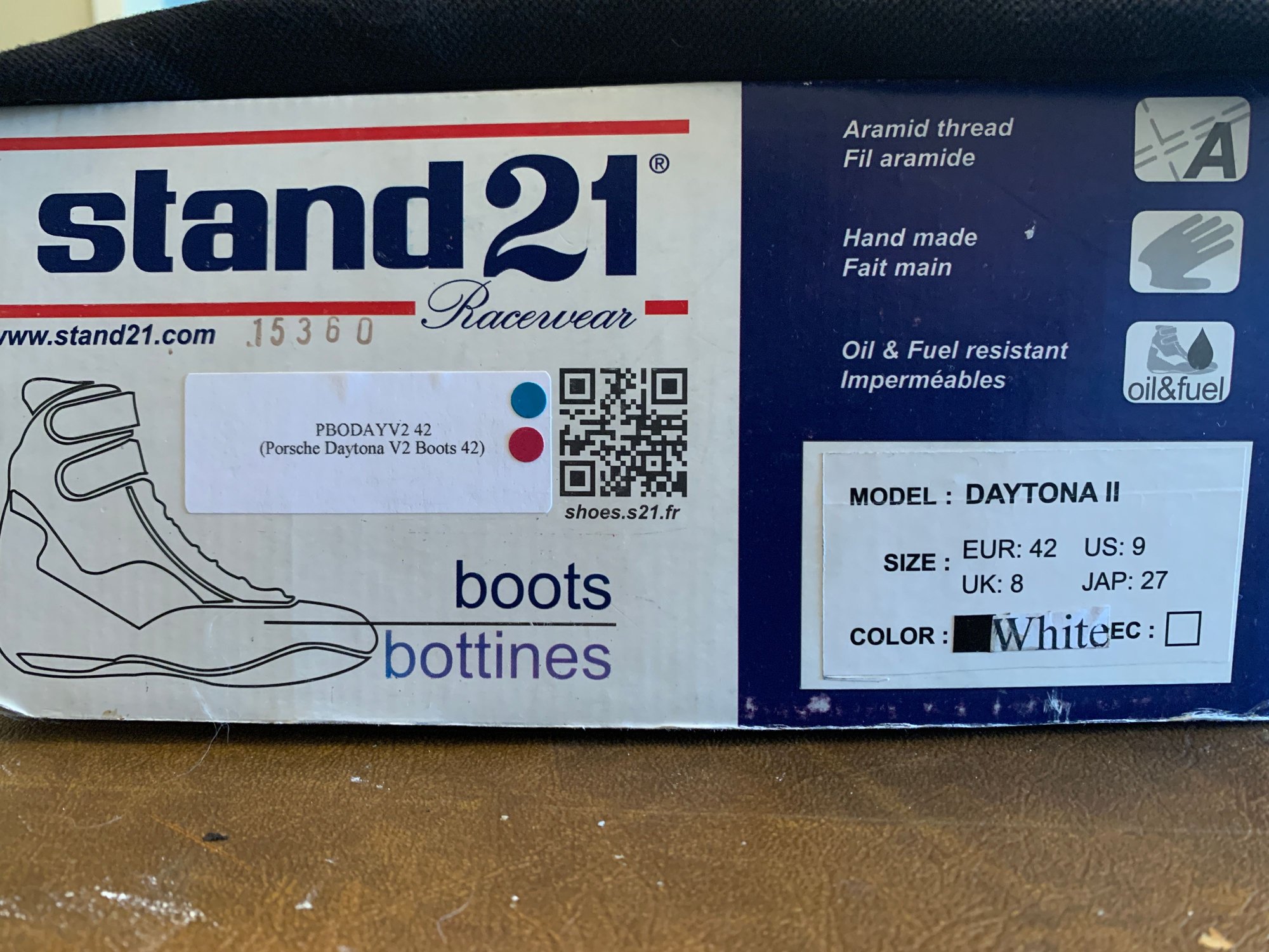 Stand21 Daytona II Porsche Motorsports racing shoes. Size EU42 / 9US ...