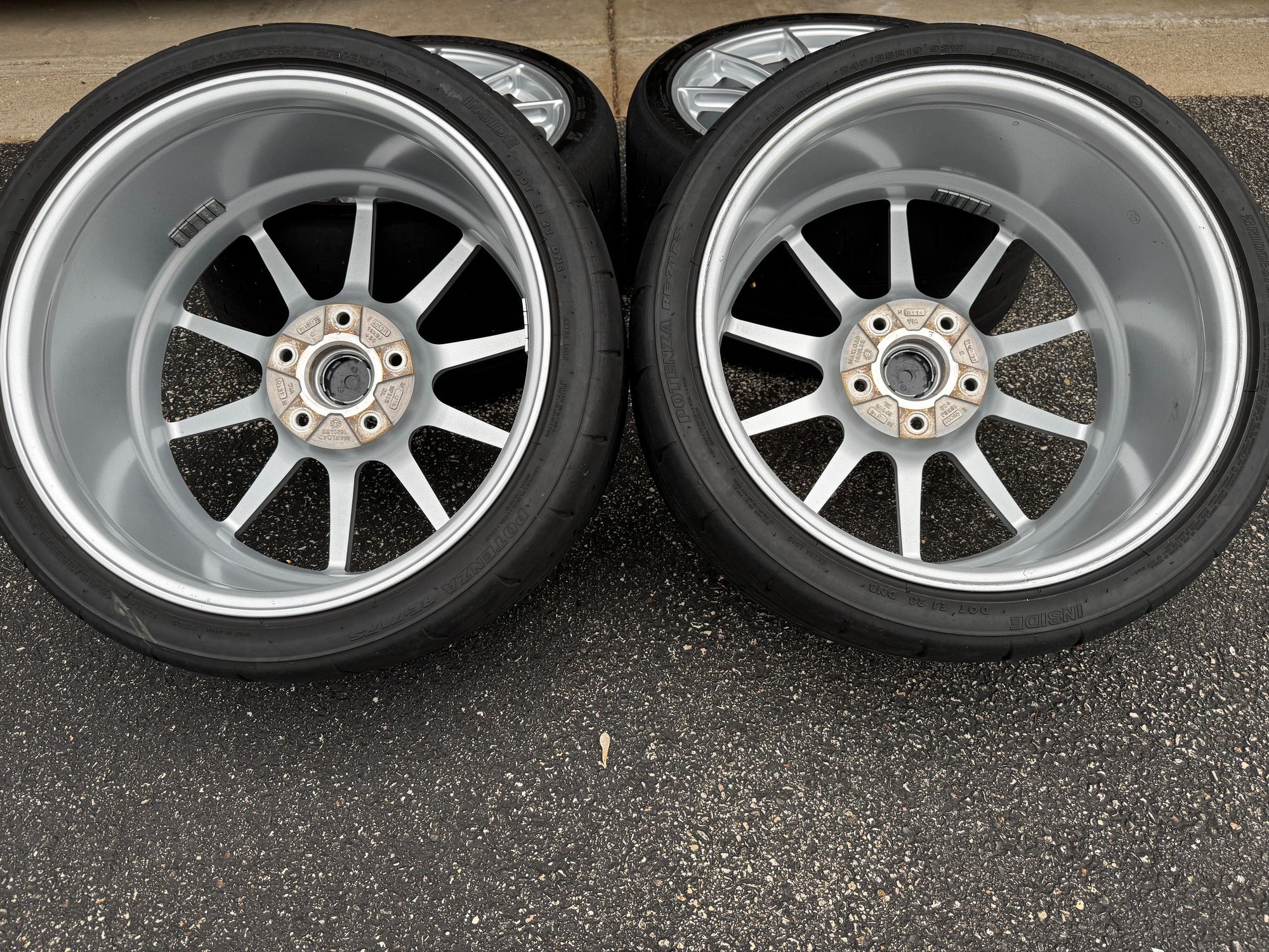 Wheels and Tires/Axles - Apex SM-10 19x9 / 19x11 wheels with Bridgestone RE-71 RS tires - Used - 2005 to 2016 Porsche 911 - Buffalo Grove, IL 60089, United States