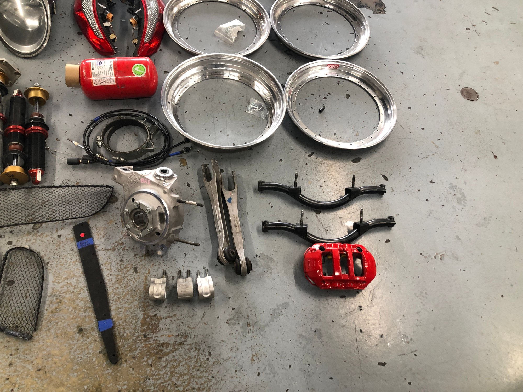 Accessories - BR Racing Spring Cleaning - 997 Cup parts - Lot sale - Used - 2007 to 2010 Porsche GT3 - Los Gatos, CA 95032, United States