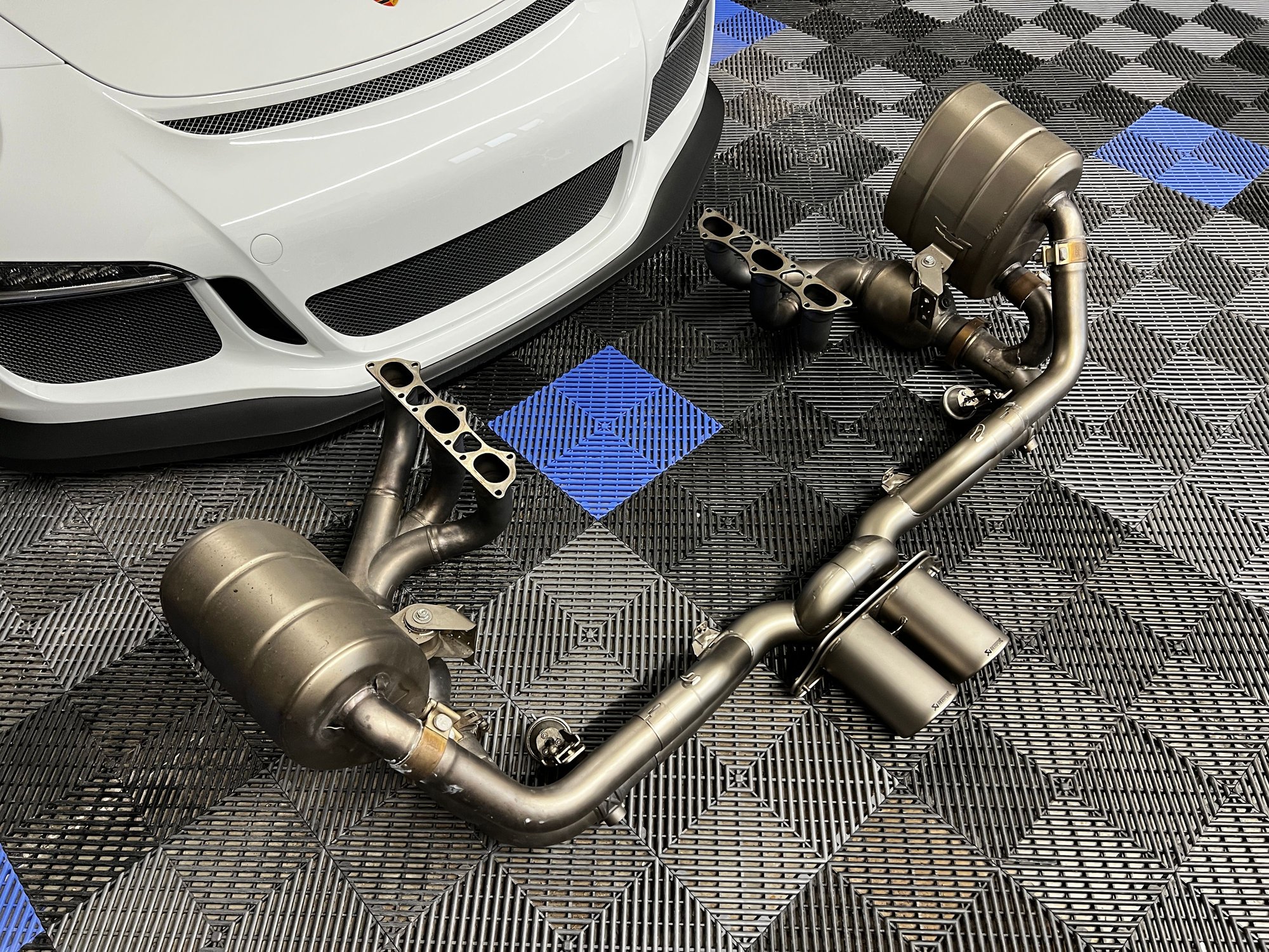 Engine - Exhaust - Akrapovic Evolution Full 991 GT3 Exhaust - Used - 2014 to 2020 Porsche 911 - Mpls, MN 55111, United States