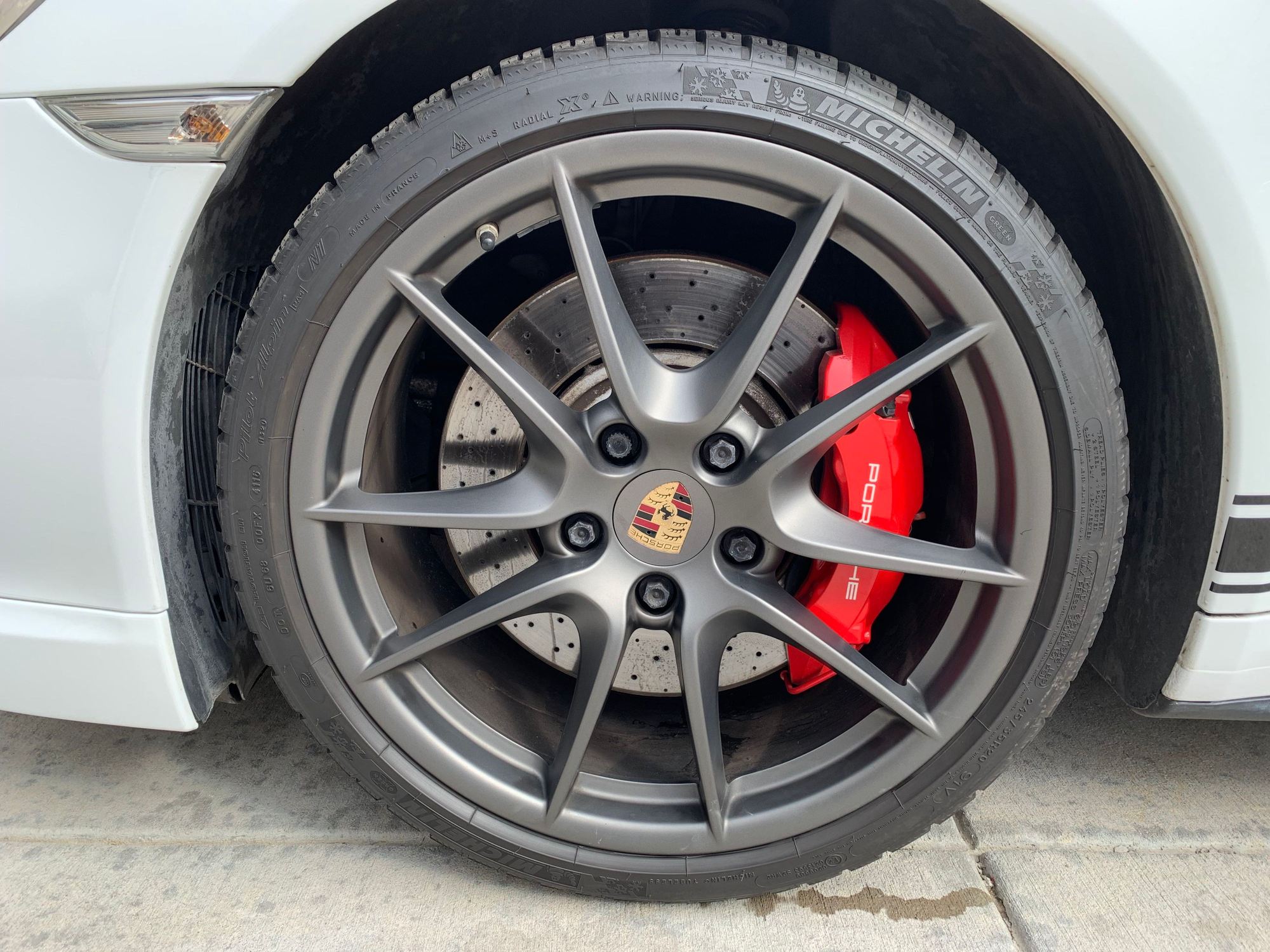 Wheels and Tires/Axles - 20" OEM 991 Turbo or C4 5-Lug Wheels + Michelin Alpin Tires w/TPMS - Used - 2012 to 2019 Porsche 911 - Denver, CO 80007, United States