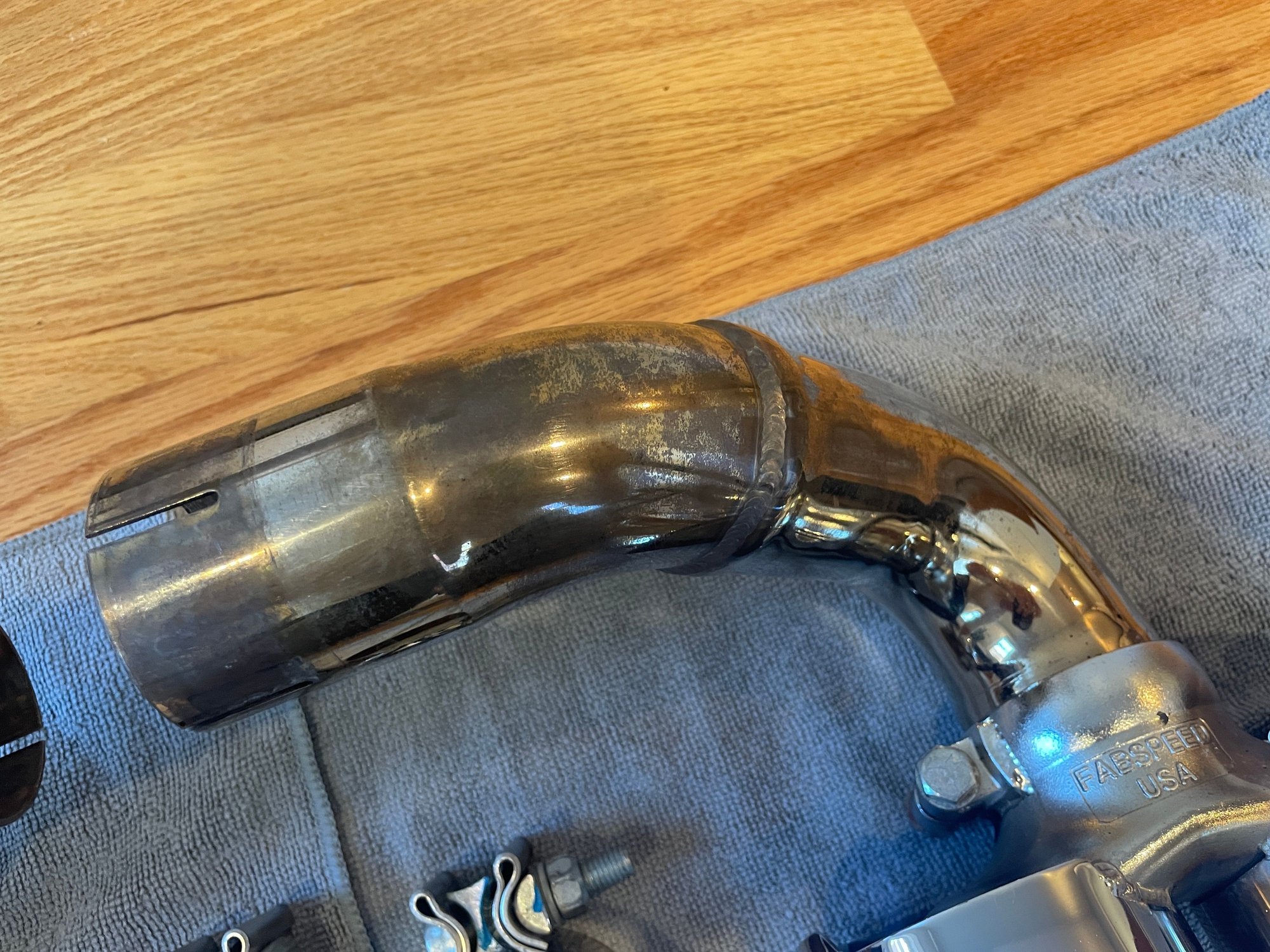 Engine - Exhaust - 997.2 Fabspeed Side Muffler Bypass Pipes & Stainless Steel Quad Tips - Used - 0  All Models - Boston, MA 02127, United States