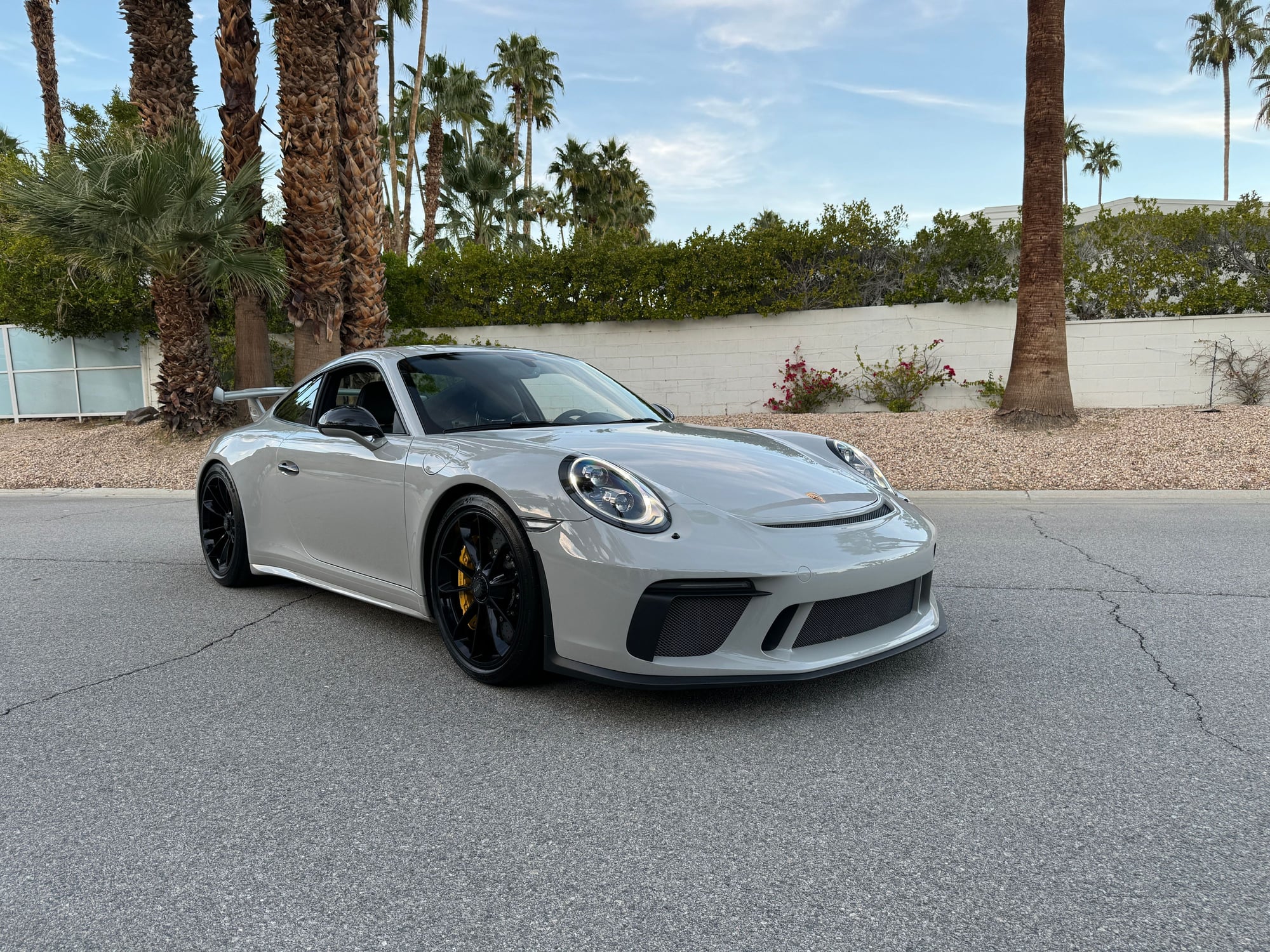 2018 Porsche GT3 - 2018 991.2 GT3 - Chalk on Black, 6 Speed, LWBS, PCCBs, FAL - dream spec! - Used - VIN WP0AC2A90JS175679 - 20,400 Miles - 6 cyl - Manual - Coupe - Gray - Palm Springs, CA 92234, United States