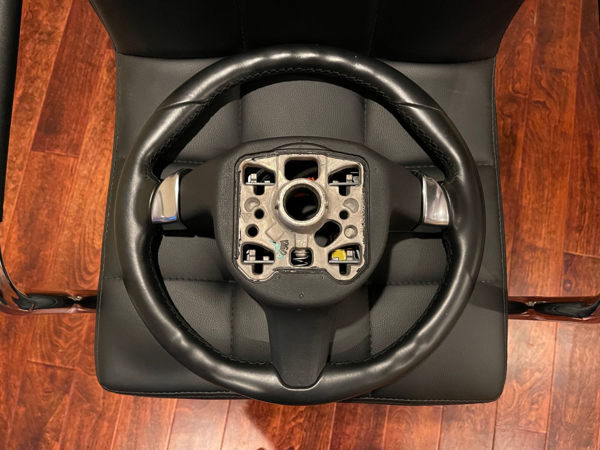 Interior/Upholstery - Black Leather Porsche PDK Wheel out of a 2014 Porsche 911 - Used - 0  All Models - Woodland Hills, CA 91364, United States