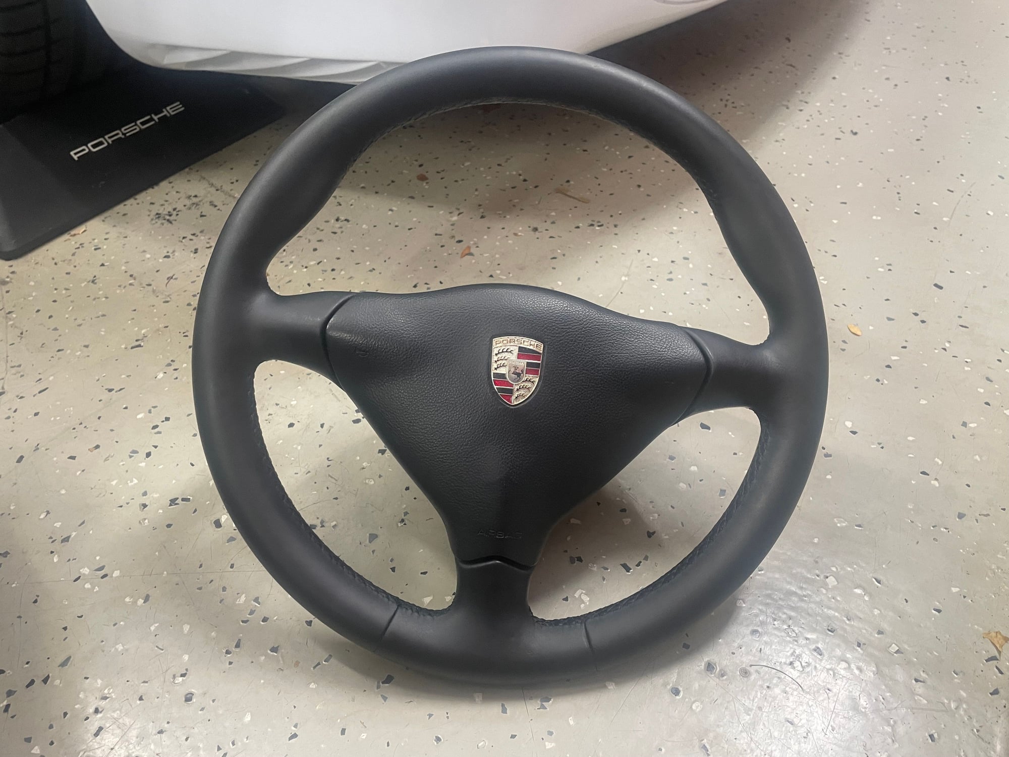 Interior/Upholstery - 3 spoke 996 wheel with airbag  Fits 993, 996, 986 - Used - -1 to 2024  All Models - Centerville, OH 45459, United States