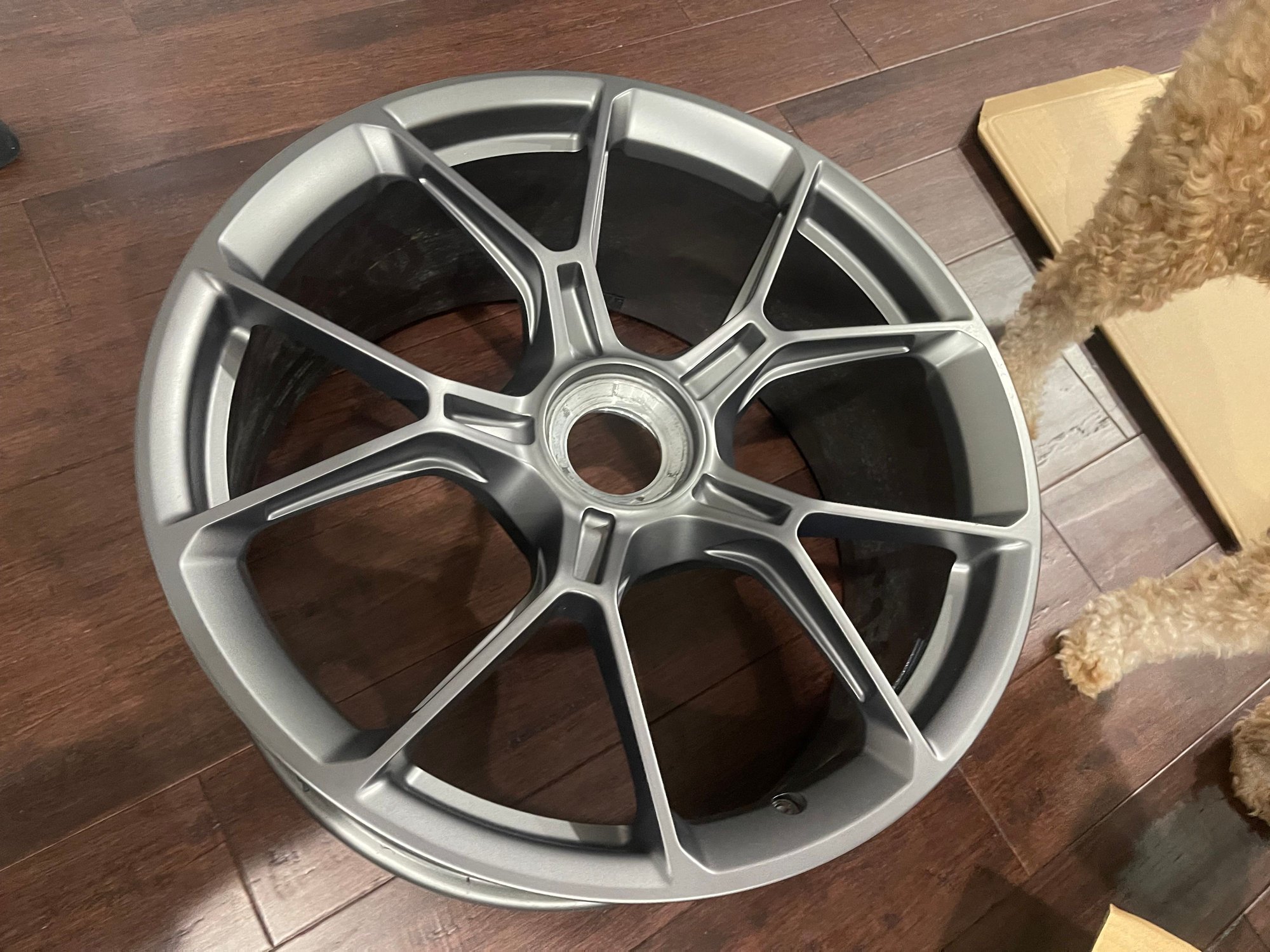 Wheels and Tires/Axles - (1) 992 GT3 Satin Silver Wheel 20" - Used - 2021 to 2024 Porsche GT3 - Moline, IL 61265, United States