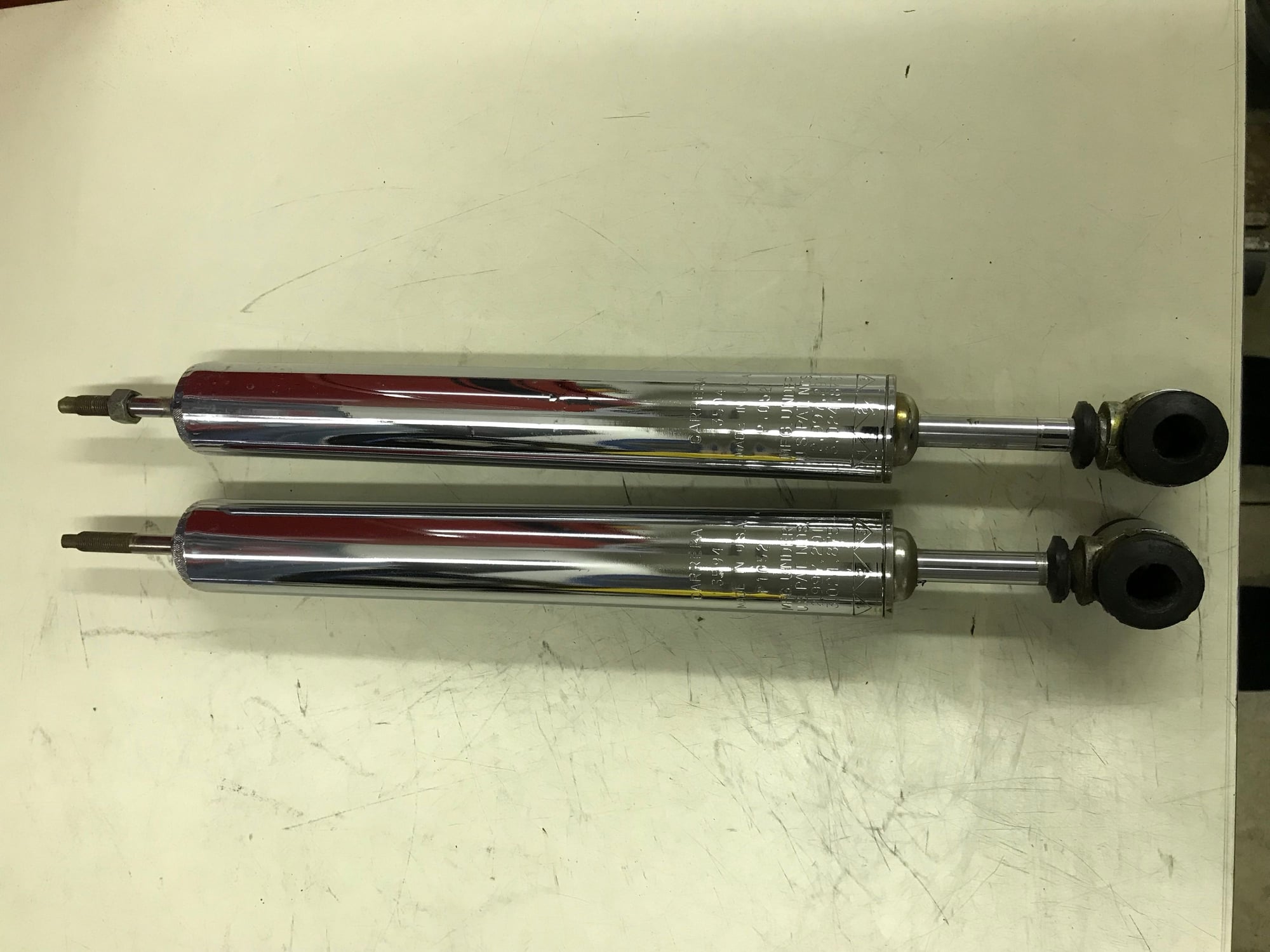 Steering/Suspension - Carrera rear shocks/chrome plated - Used - 1967 to 1984 Porsche 911 - Naperville, IL 60565, United States