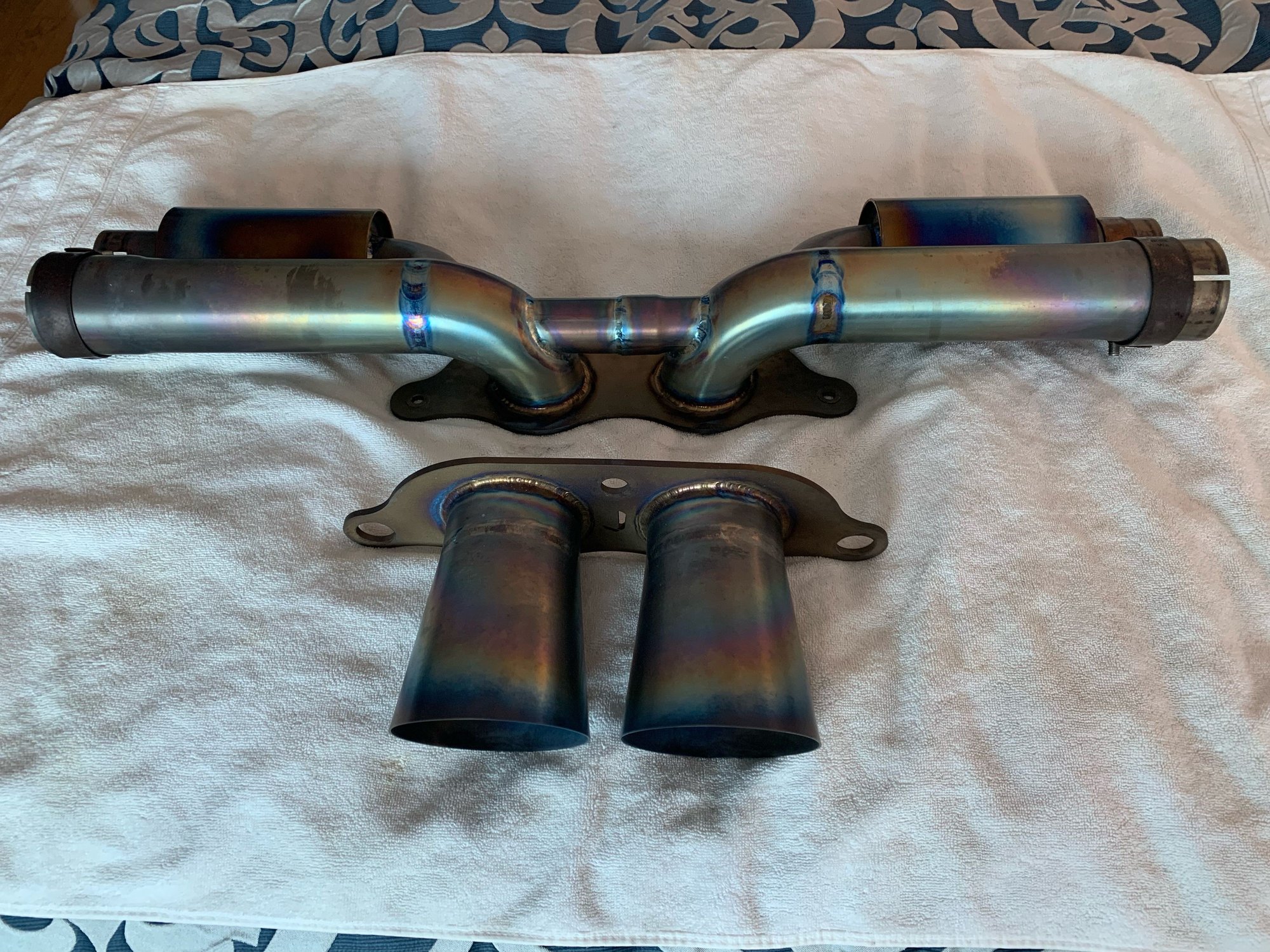 GT3 991.1 JCR Titanium Silenced Center Bypass Exhaust and Tips