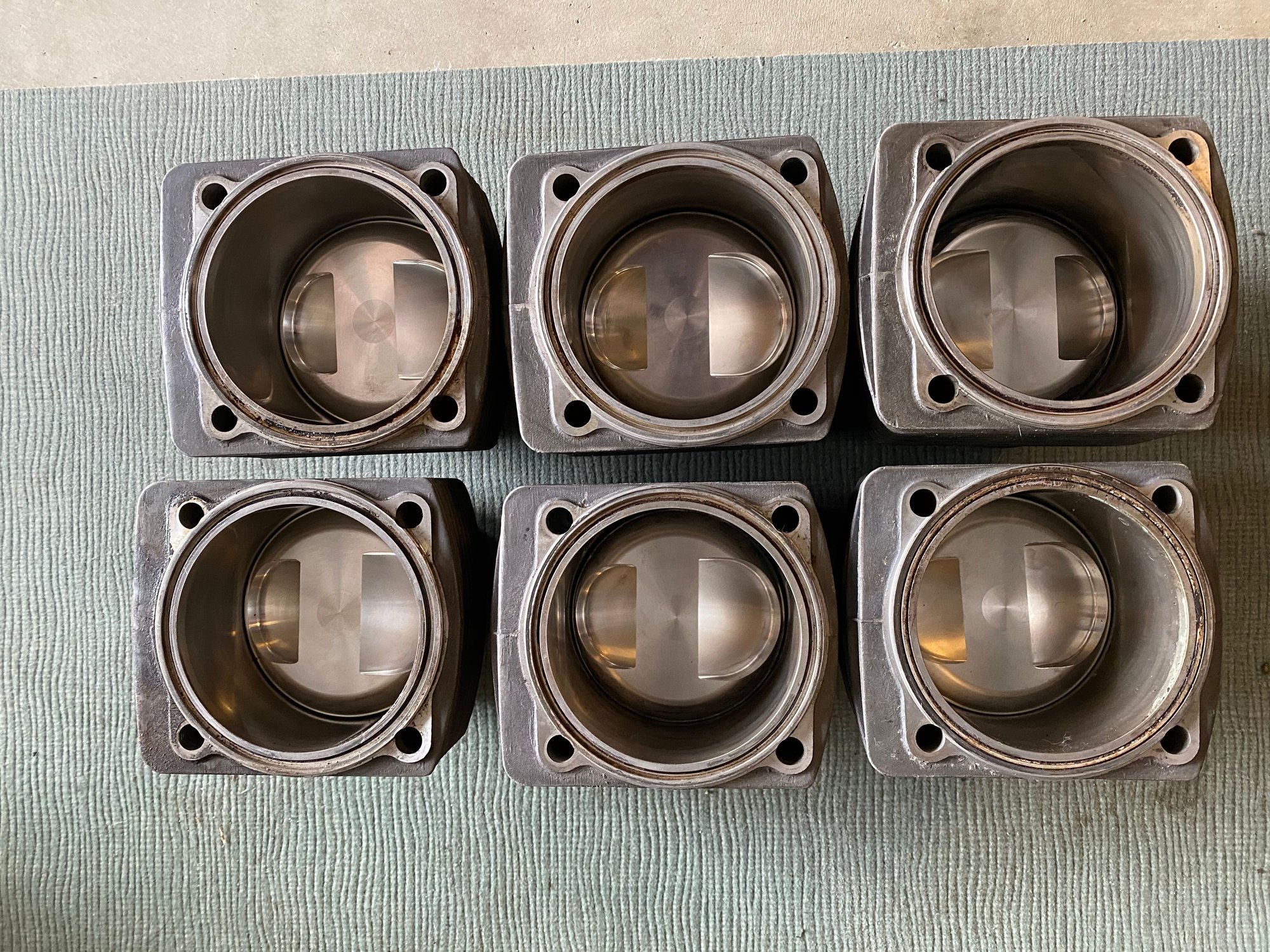 Engine - Internals - Porsche 911 3.0L JE Forged Pistons & Mahle Cylinders - Used - 1966 to 1989 Porsche 911 - San Diego, CA 92014, United States