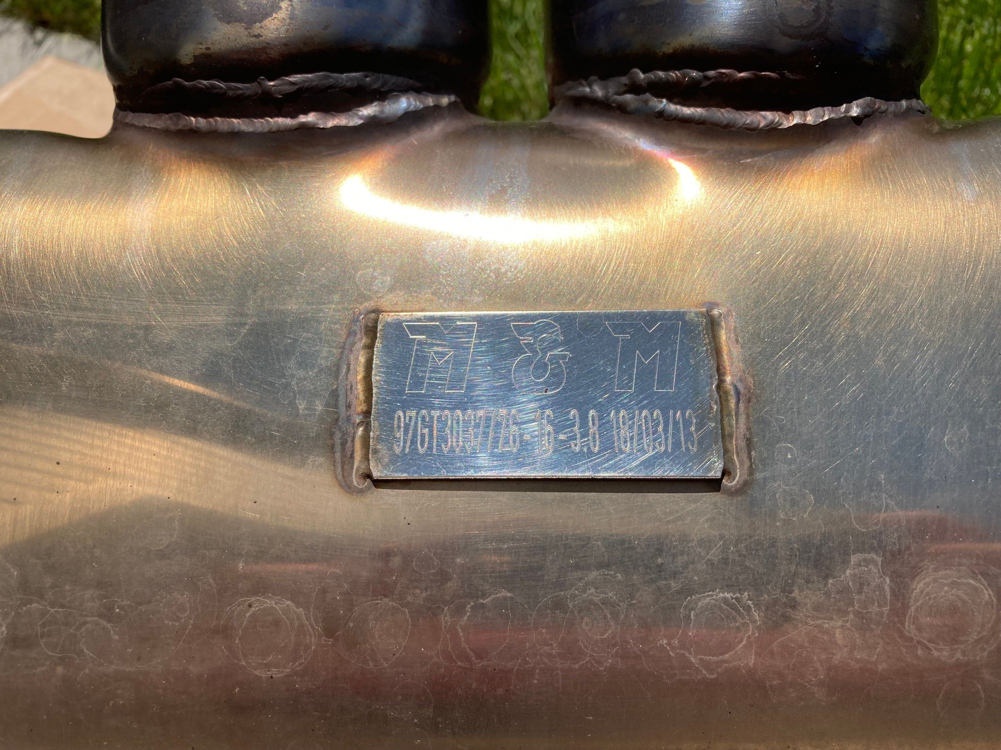 Engine - Exhaust - M&M Exhaust - Center w/ Side Deletes - Used - -1 to 2027  All Models - Denver, CO 80210, United States