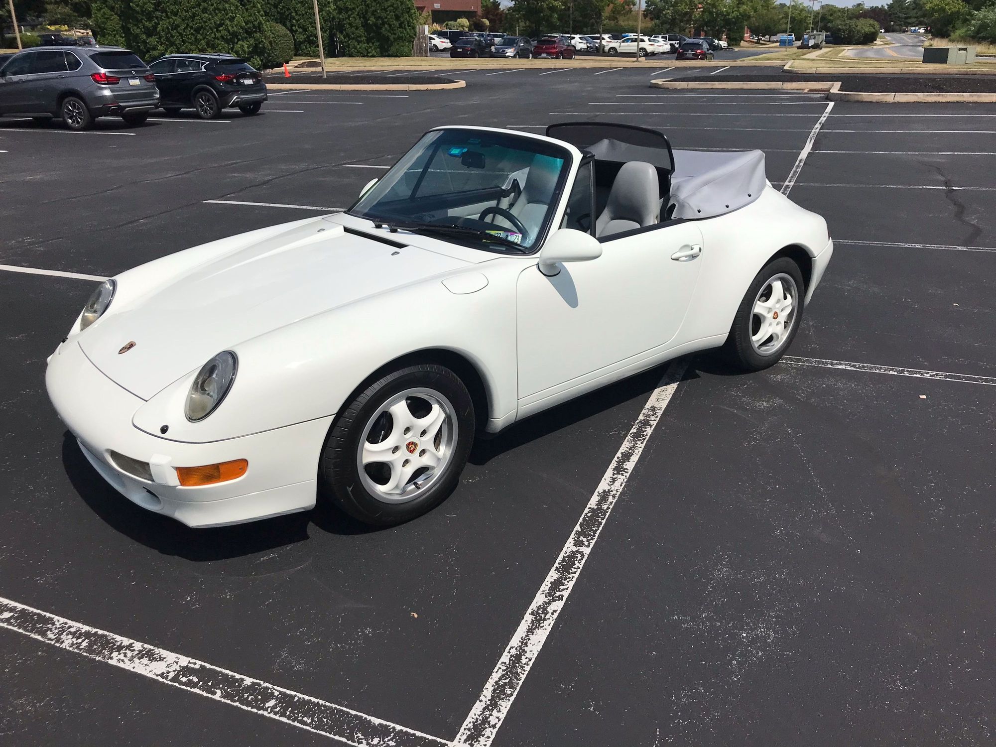 1995 Porsche 911 - 1995 Porsche 993 Convertible Triptronic - Used - VIN WP0CA2993SS340483 - 63,500 Miles - 6 cyl - 2WD - Automatic - Convertible - White - Abington, PA 19001, United States