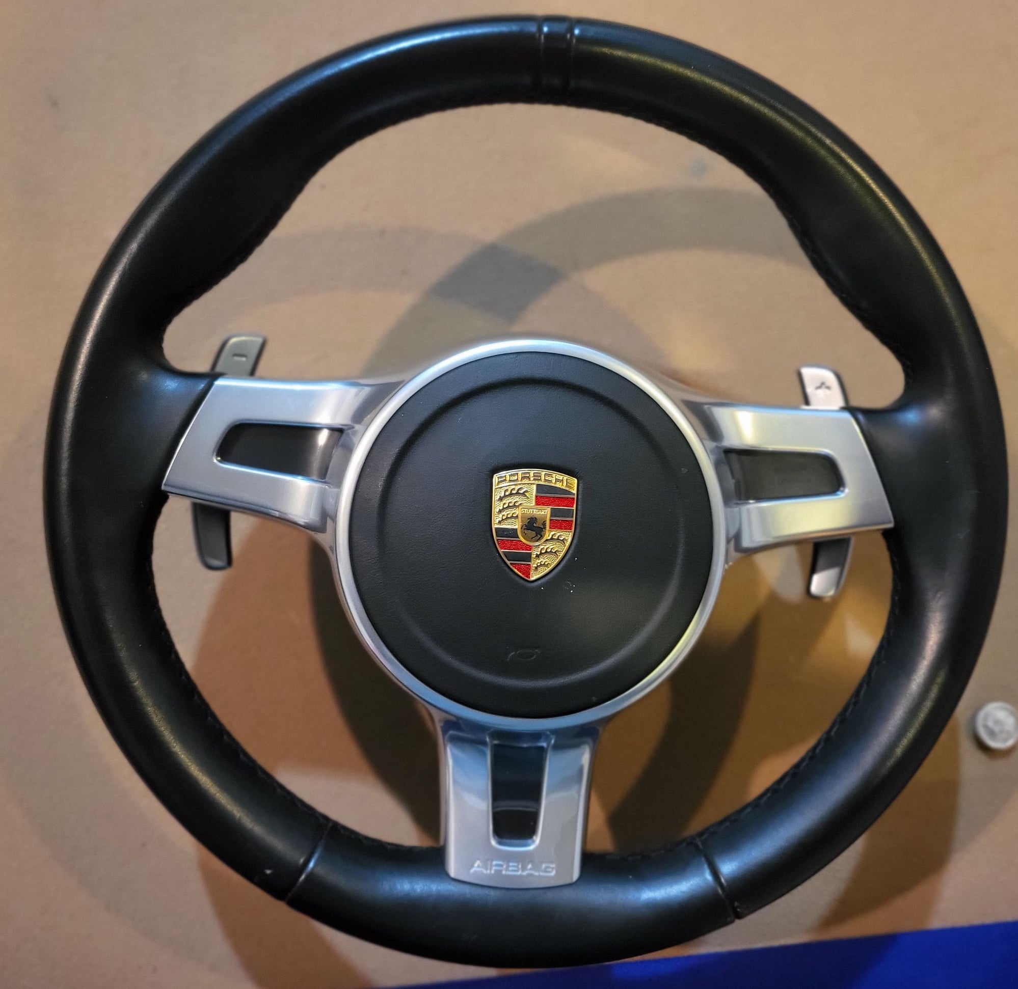 Steering/Suspension - Used OEM Porsche 911 991.1 PDK Steering Wheel Airbag Included - Used - 2013 to 2019 Porsche 911 - 2011 to 2019 Porsche Macan - 2013 to 2016 Porsche 718 Boxster - 2013 to 2016 Porsche Cayman - North Las Vegas, NV 89084, United States