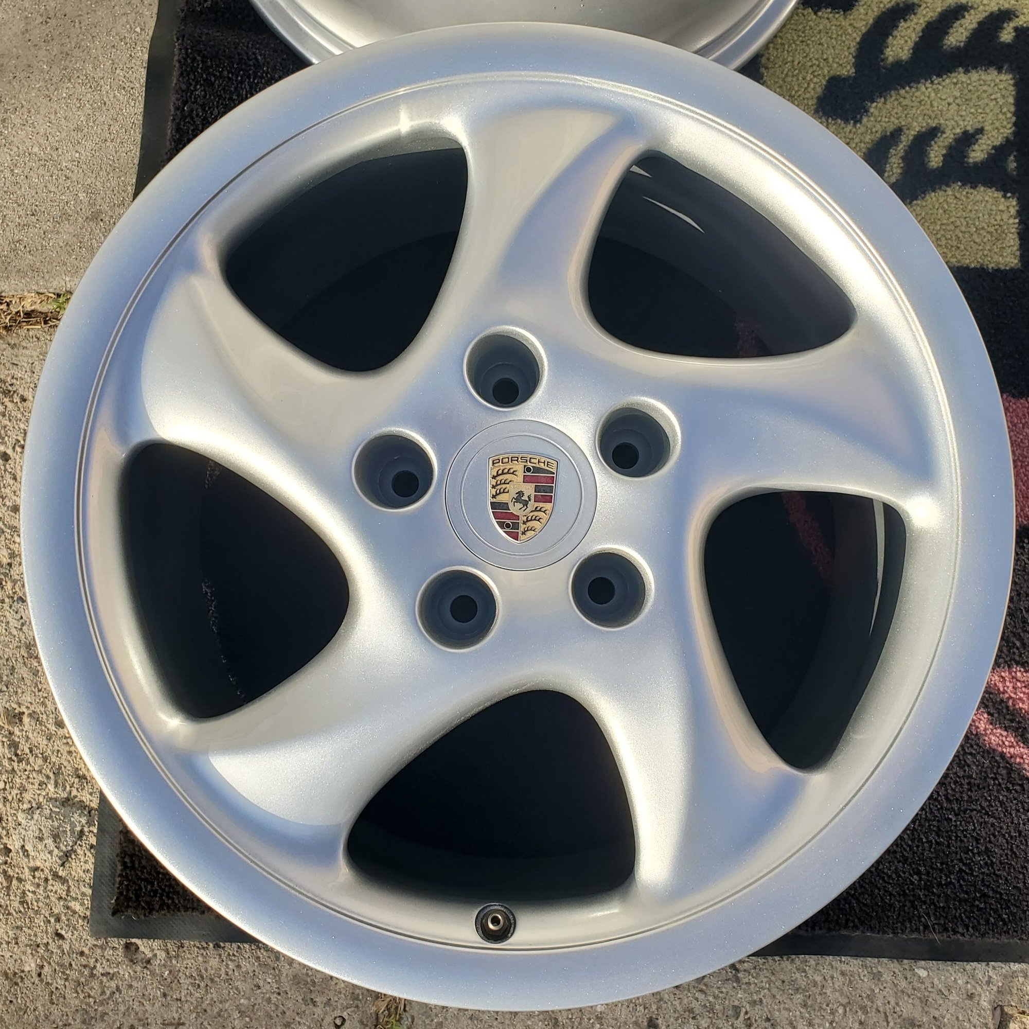 Wheels and Tires/Axles - Just restored! Porsche 993 Turbo Twist Hollow Spoke Wheels 7.5x18 10x18 Narrow Body - Used - 1995 to 2005 Porsche 911 - Los Angeles, CA 90032, United States