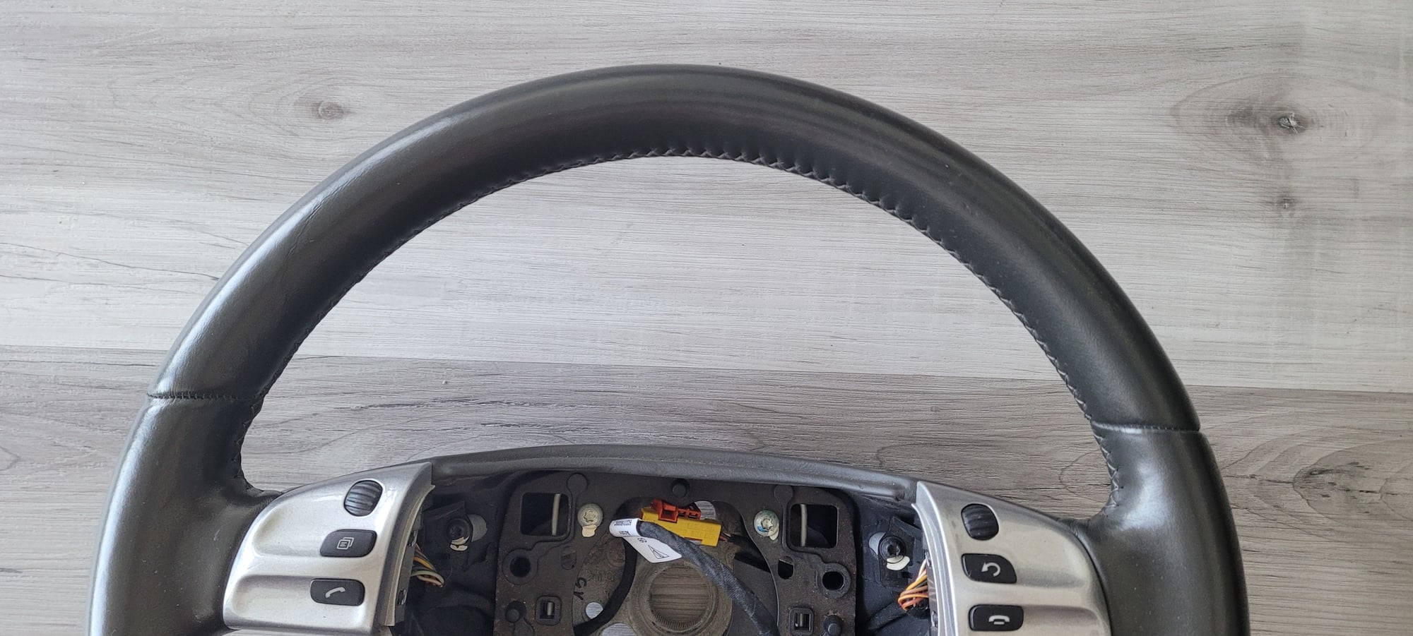 Interior/Upholstery - 997 OEM Steering Wheel in Stone Gray Full Thicker Leather - Used - -1 to 2024  All Models - Treasure Island, FL 33706, United States