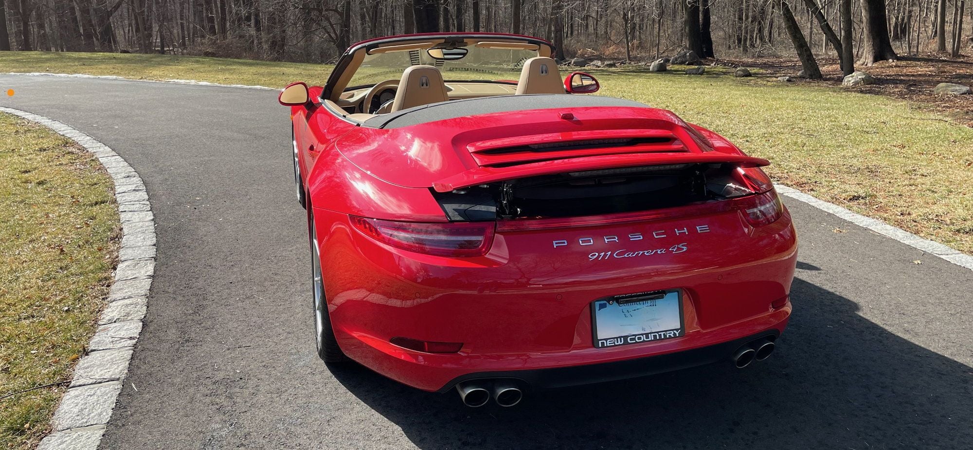 2013 Porsche 911 - Only 1,959 Miles on 2013 Porsche 911 Carrera 4S Cabriolet in mint condition!!! - Used - VIN WPOCB2A90DS155531 - 1,959 Miles - 6 cyl - AWD - Automatic - Convertible - Red - Greenwich, CT 06830, United States