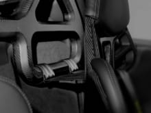 the SR roll cage is not only ready for a 6-point harness with an FIA-253 standard harness bar, but also it is fully compliant with FIA shoulder harness angle requirements.
