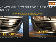 Porsche 911 997.2 radiator grille mesh screens www.radiatorgrillstore.com 
