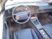 The interior is clean and in good condition....