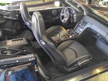 View of Passenger floor area with Corian fuse panel and floor mats installed