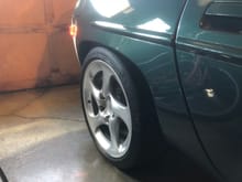 11 inch from my 996 4S rub