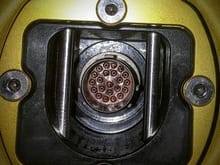 Note your selected pin holes, insert the pins into the Deutsch ASDD connector and attached the female portion of the QR hub to the wheel.