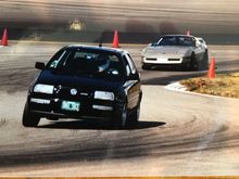 VW GLI with VR6.  Some body roll