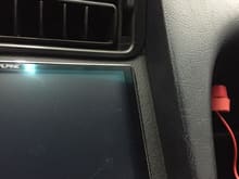 Notice the bezel does not wrap around the dash vent. This will be fixed in version 2.0.