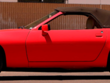 This is the biggest problem.  When you pull the roof off a 914 and it looks like this from the side view, it's almost not worth saving.  I don't know how much "reengineering" Carelli did but from the looks of this picture, not near enough reinforcing as this car has serious sagging issues where the top of the door at both the front and back are just about touching the fenders.