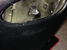 disarmed handle and door latch