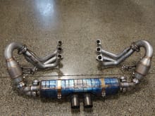 Dundon 200 Cell Catted Street Headers, 321 Stainless construction (muffler not included)