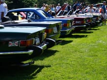 TR6 Ass lineup, not as nice as ours