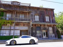 Union Hotel, Los Alamos, CA. A portion of the video "Say, Say, Say" was filmed in the saloon in October 1983. Another portion of the video was filmed on what would become Neverland Ranch (in Los Olivos, about 10 miles away) 5 years later.