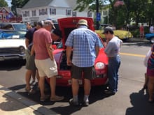 What happens when a group of muscle cars guys sees what under the hood of a 928!