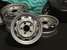 15x 5.5 steel wheels