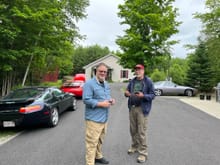 Charlie and Curt ( and the new blacktop driveway)