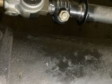 Marked it, moved it slightly right, re-tightened.