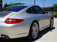 Gretchen, my '09 Carrera after paint correction and ceramic coat.