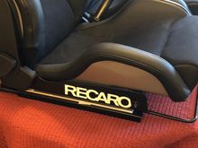 Recaro Sliders adjusted for easy  bolt-in to Porsche 968 / 944 family of cars but can be readjusted for other P car applications