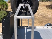 Custom Tire Rack: Holds 4  tires + sare, I ran 235s and 295s + my trailer spare.