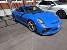 Sweet "Club Blau" Touring at Zuffenhausen same day as I took delivery of my Voodoo Blue car.