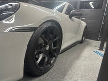 Gt3 side skirts are on 