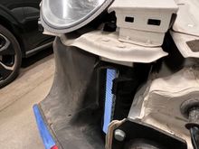 on both sides of each duct.