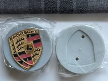 unpainted caps with separate decals to install after paint