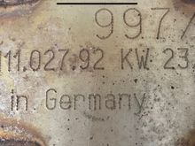 Muffler Serial Number