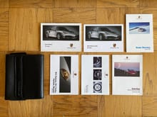 911 Turbo Owner's Manual - complete set with original leather black case. Excellent condition.