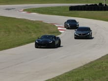 Hunting down a Civic Type R and Corvette Grandsport. (passed them both through turn 10) Hallet
